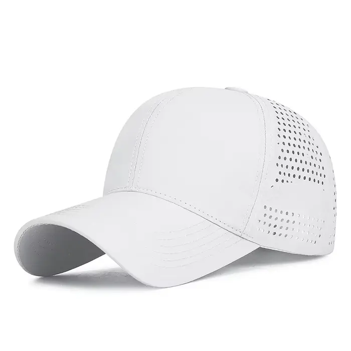 Casquette de soleil de randonnée légère pour hommes et femmes, chapeau respirant perforé au Laser à 