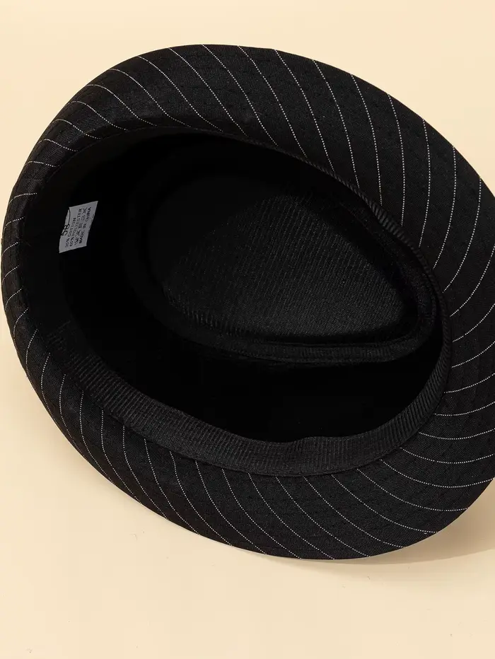 Chapeau haut de forme rayé pour hommes et femmes