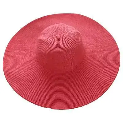 2017 D'été De Mode de Paille Souple Chapeaux Casual Vacances Voyage Large à larges bords Chapeaux de