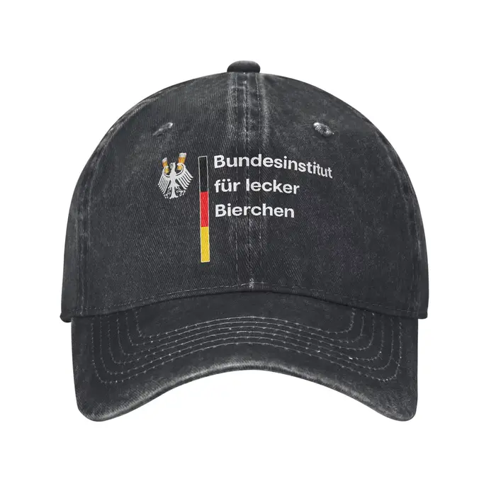 Casquette de Baseball unisexe en coton vieilli, institut allemand-fédéral pour les cerveaux délicieu