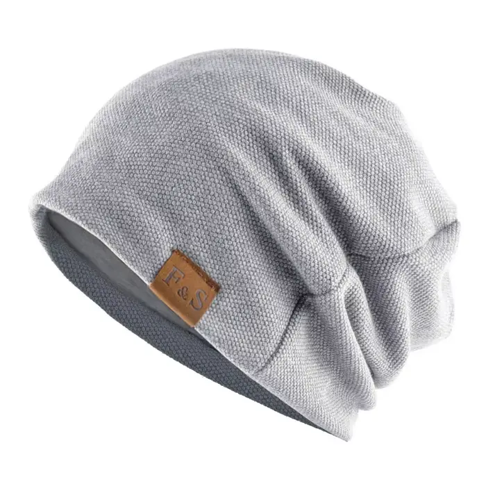 Bonnet de haricots Maziao tricoté chaud pour hommes et femmes style hip hop couleur unie hiver décontracté