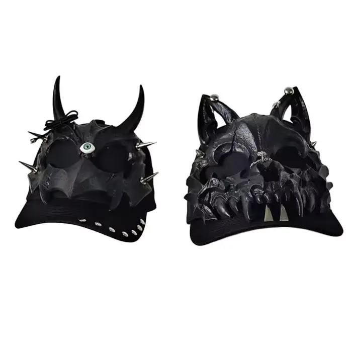Casquette Baseball Série Sombre P9FE Forme Oreille Animal Gothique Pour Femmes Adolescents Activités Plein Air Occasions Spéciales