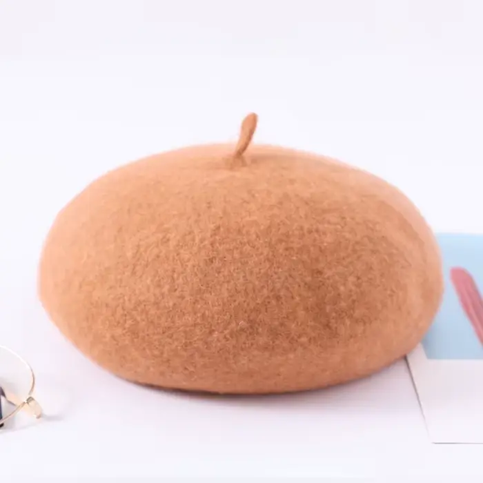 Béret en laine pour femmes, chapeau rétro tricoté, chaud, unisexe, casquette de peintre, Style corée