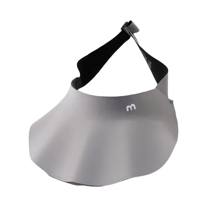 Chapeau de soleil pliable anti-UV à large bord avec protection solaire, couleur unie, pour femme, pa