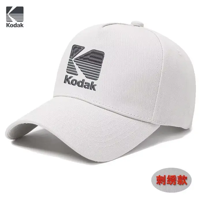 Casquette de baseball décontractée brodée Kodak pour passionnés de photographie