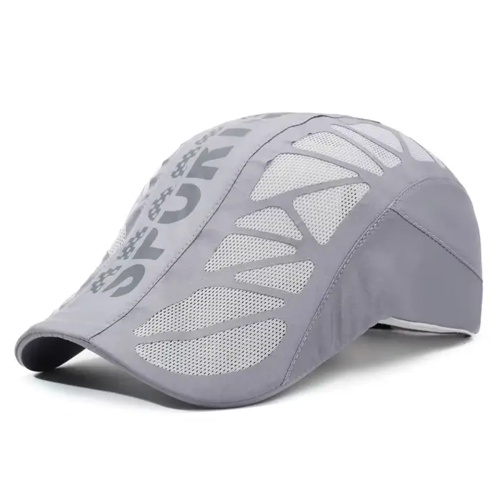 Nouvelle Arrivée Été Casquette de Baseball Homme avec Lettres SPORT sur le Panneau Avant, Respirante