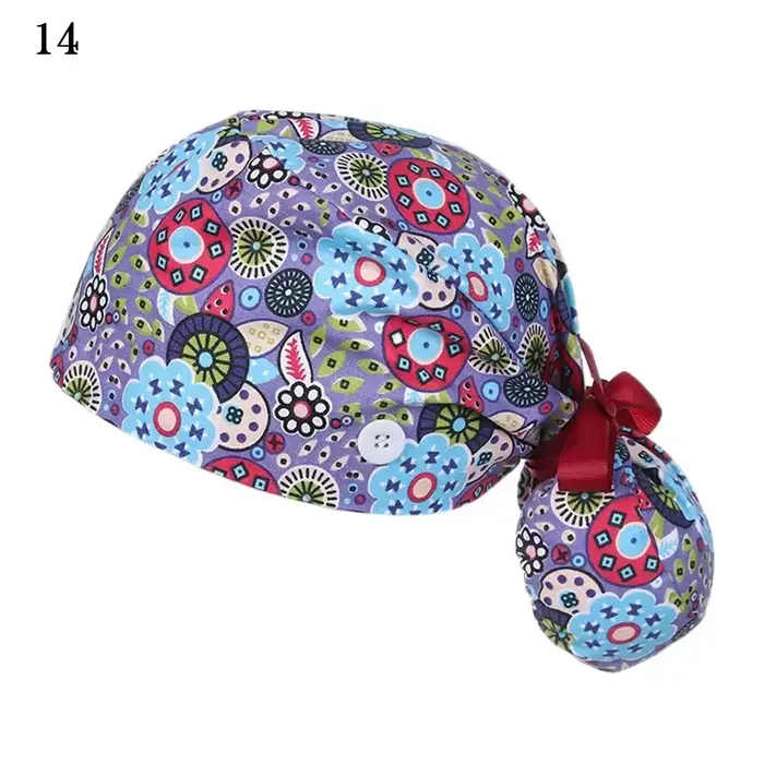 Casquette de travail réglable avec bouton pour femmes et hommes, chapeau de travail pour cheveux lon
