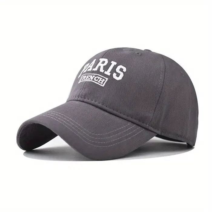 Casquette de baseball unisexe brodée New Paris