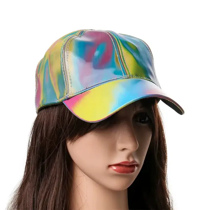 Chapeau Marty McFly sous licence arc-en-ciel changeant pour cosplay accessoires Retour vers le Futur casquette de baseball adulte ajustable pour hommes et femmes occasions spéciales et conventions