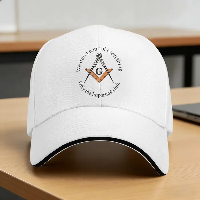 Casquette de baseball avec logo maçonnique