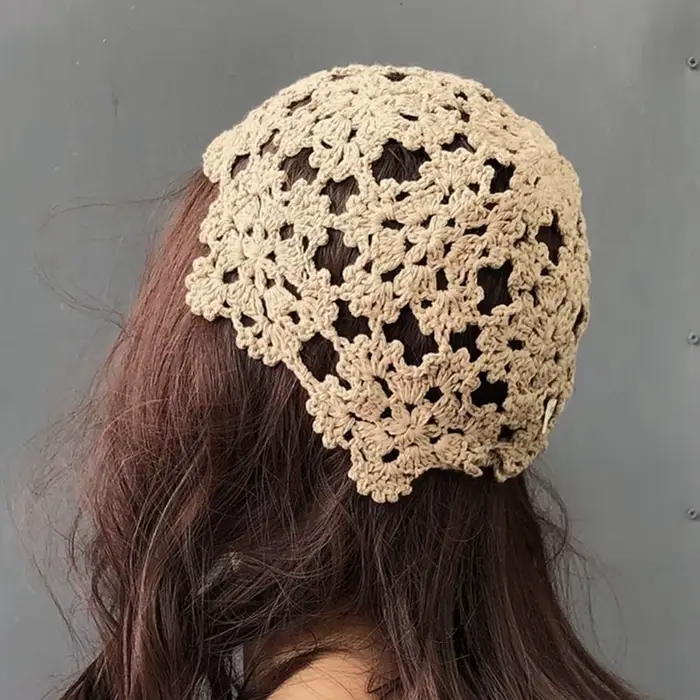 Chapeau seau en Crochet de Style ethnique Vintage, casquette Panama, chapeau de bassin, fleur creuse