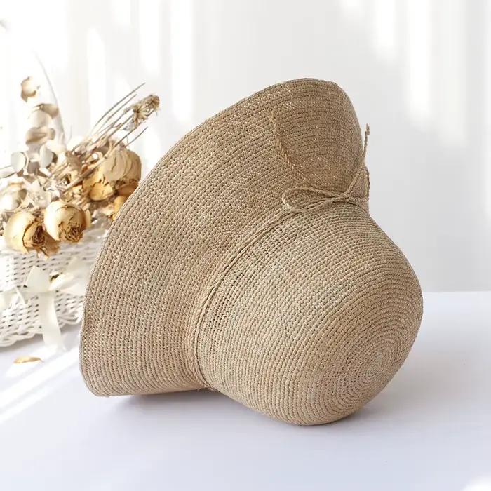 Chapeau de paille en raphia 2026 pour femme