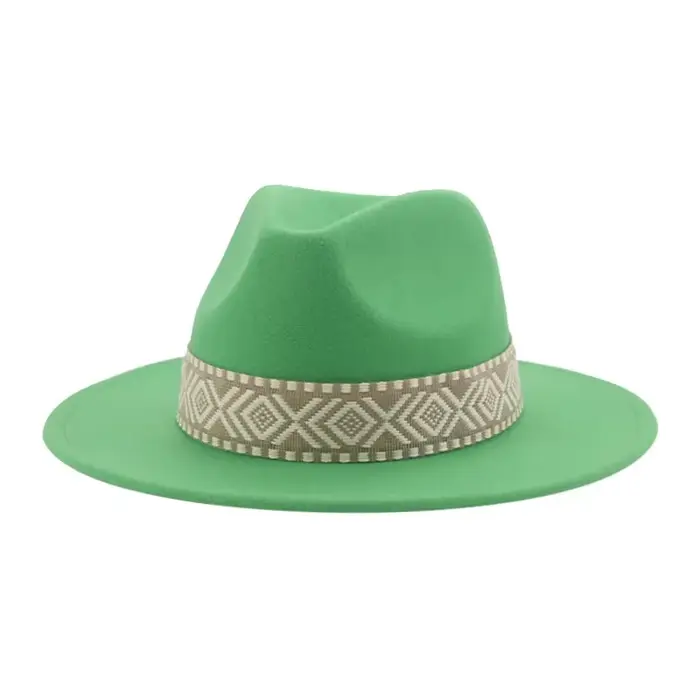 Panama chapeau Western Cowboy chapeaux pour femmes solide grand bord décontracté Fedoras hommes femm