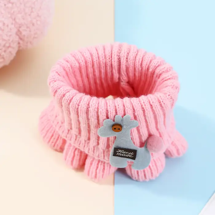 Écharpe d'hiver pour bébé, chauffe-cou pour enfants, garçons et filles, moustache tricotée en laine,