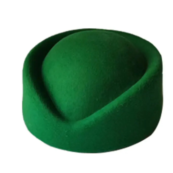 Béret chapeau casquettes hôtesse de l'air agent de bord Vintage Look chapeau uniforme hôtesse piluli
