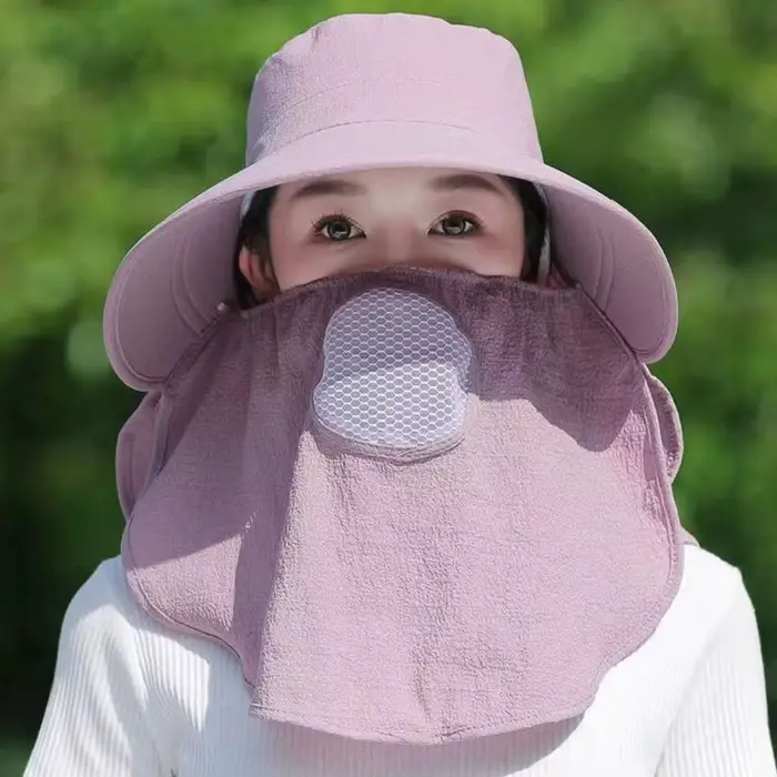 Chapeau de soleil intégral pour femme