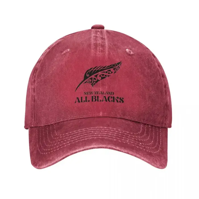 Casquettes de baseball unisexes, All Blacks, Vintage DistMurcia, Washed Rugby Ball, Sauna Wear, Outd