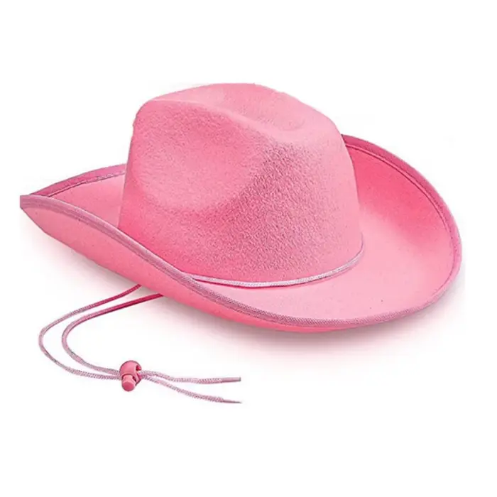 Chapeau de Cowboy en Feutre pour Femme et Homme, Accessoire de Princesse, ixd'Enterrement de Vie de 