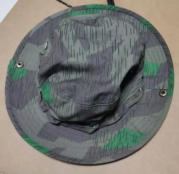 Chapeau Boonie camouflage allemand pour homme, casquette ronde