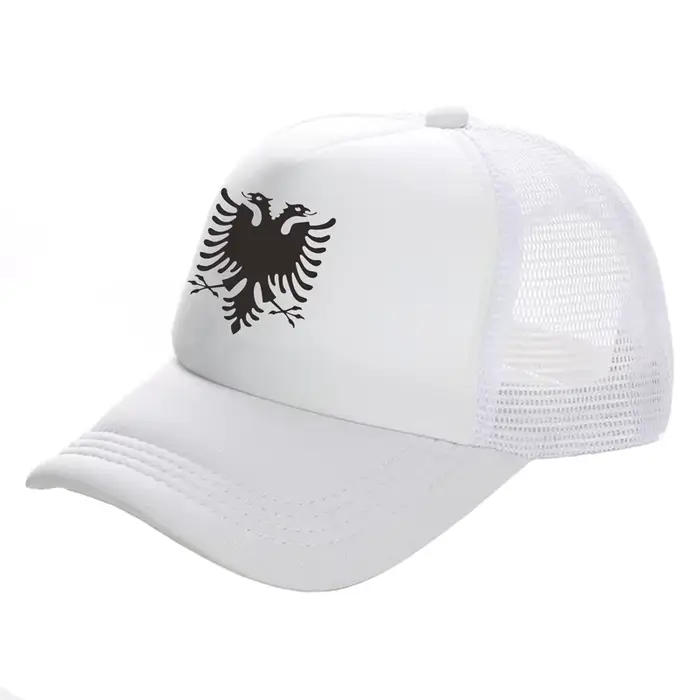 Casquette de camionneur aigle d'albanie pour hommes, chapeau d'albanie, casquette de Baseball, Cool,