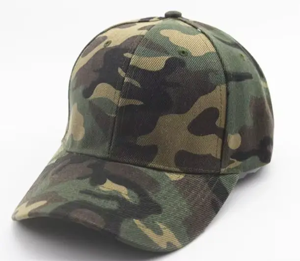 Casquette de baseball camouflage unisexe, casquette snapback hip-hop, casquettes militaires pour fem