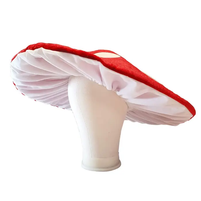 Béret en feutre de laine rouge pour enfants et adultes, chapeau bourgeon de chambre plus lent, décor