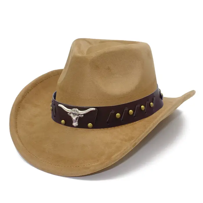 Chapeau de cowboy élégant polyester multifonction pour femmes et hommes occasions spéciales mariage cérémonie vintage style sport