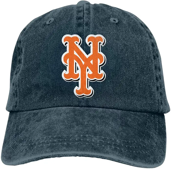 Newyork Baseball Met Sandwich Cap, Chapeaux en denim, Casquette de baseball, Chapeau de cowboy adult