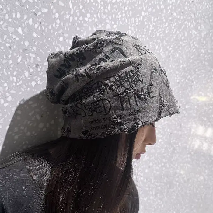Y2K mode Hip Hop bonnets chapeaux pour hommes femmes automne hiver chaud doux unisexe Streetwear Sty