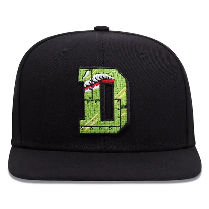 Nouvelle Casquette Plate 2026 Broderie Crocodile