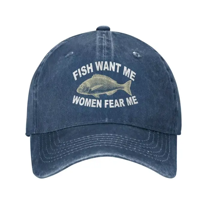 Chapeau femmes me veux des poissons me peur