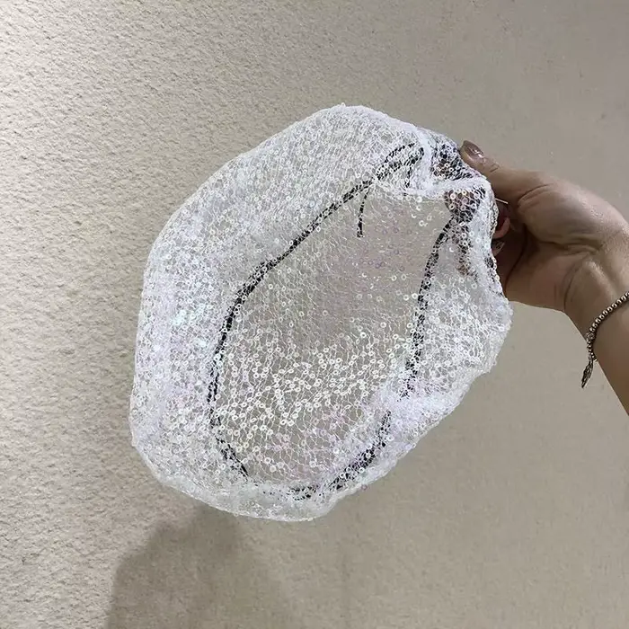 Bérets en maille de dentelle pour femmes, Niche d'été, personnalité, doux et Cool, mode découpe, cha