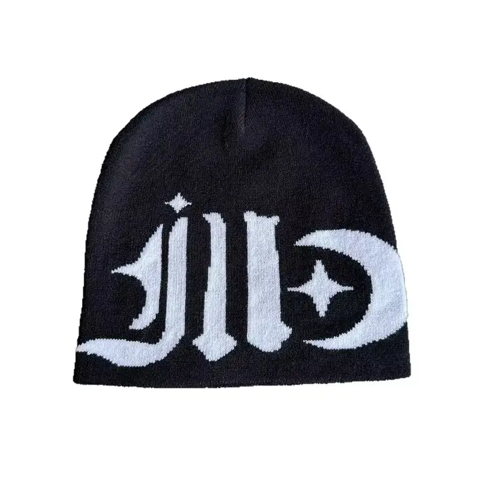 Casquette tête de mort en Jacquard