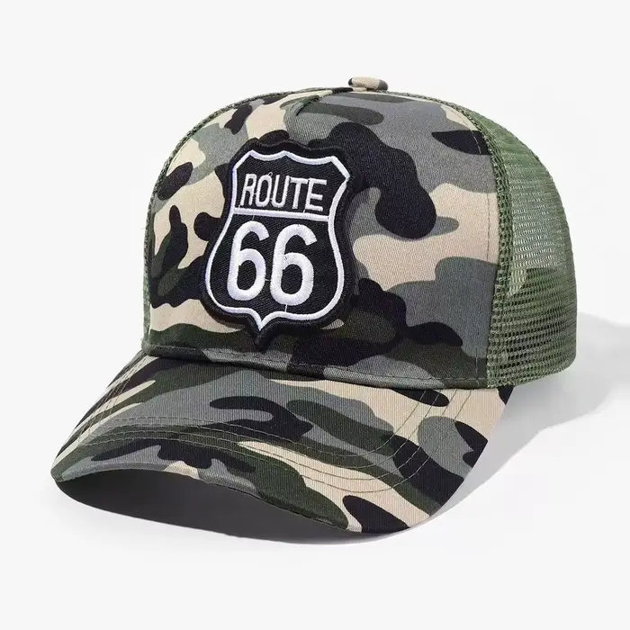 Casquette Trucker Noire FS avec Maille, Casquettes de Baseball d'Été pour Hommes, Chapeaux Élégants 
