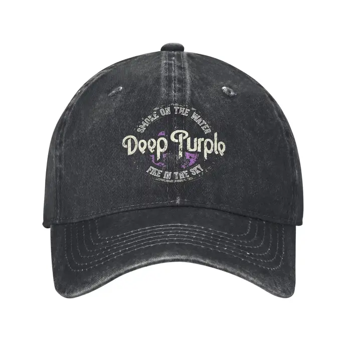 Casquette de baseball Deep Purple, style hip-hop délavé, protection solaire, unisexe, pour hommes, s
