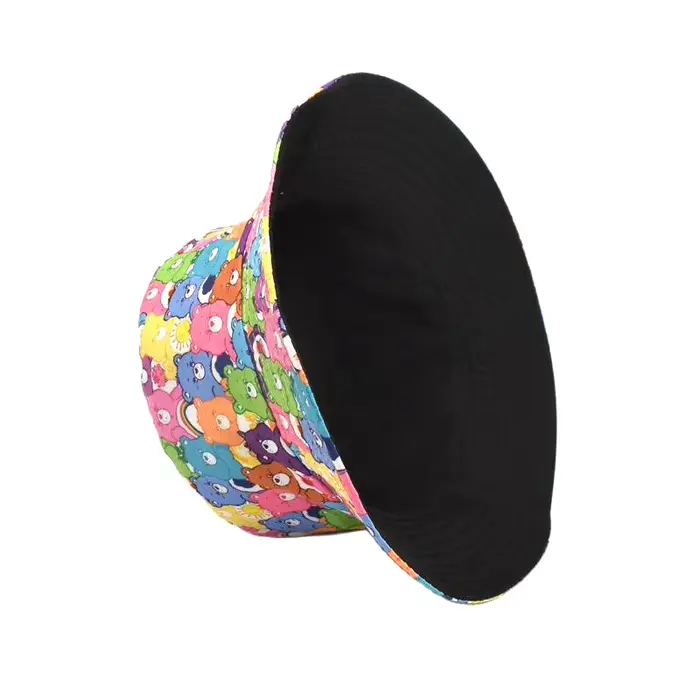 Nouveau Chapeau Bob de Pêcheur Mignon Motif Care Bears