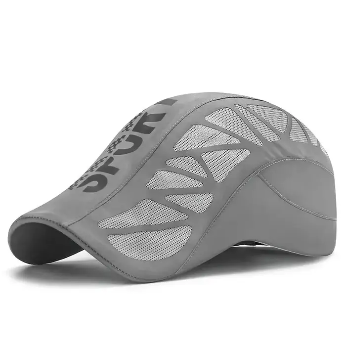 Nouvelle Casquette Sportive d'Été Alphabet Forward pour Hommes – Respirante, en Maille, Séchage Rapi