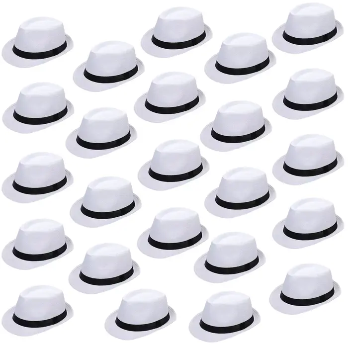Chapeaux de paille pour hommes et femmes, 5 à 80 pièces, chapeau de soleil Panama pour l'été, la pla
