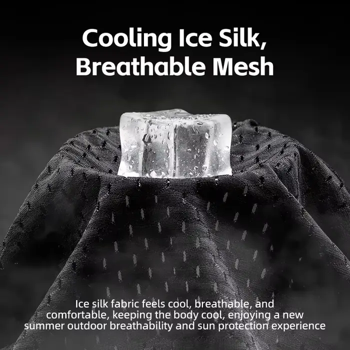 Casquette de protection solaire d'été RockBros rafraîchissante et respirante, deux façons de porter, adaptée au vélo et aux activités extérieures, pour homme