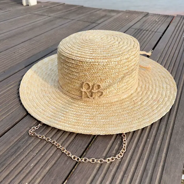 Chapeau de paille naturel pour femmes, nouveau Design de mode européenne et américaine, chapeau de s