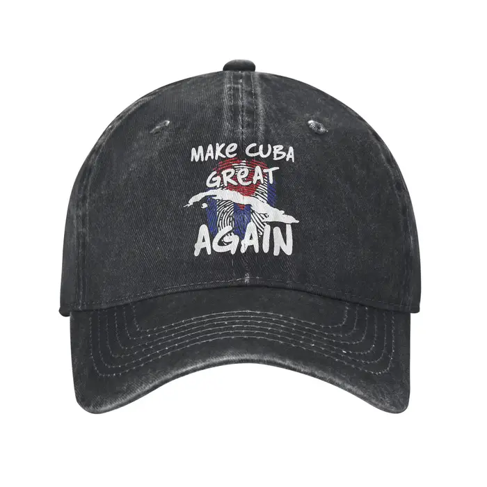 Casquette de baseball 'Make Cuba Great Again' pour femmes et hommes
