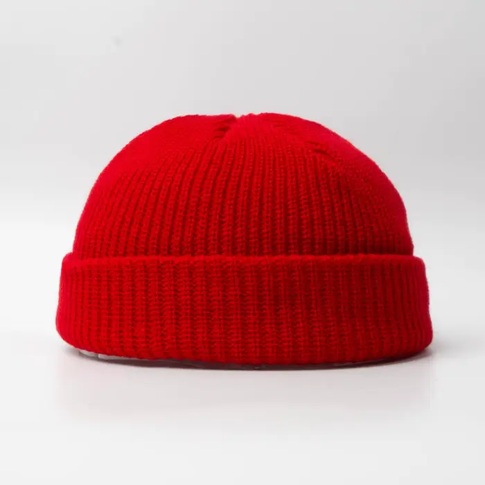 Bonnet d'hiver chaud sans bord pour hommes, chapeau de propriétaire en laine, bonnets de rue sauvage