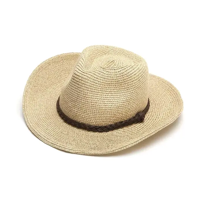 Chapeau de paille pour femmes et hommes, couvre-chef de plage, pliable, coupe-vent, crème solaire UV