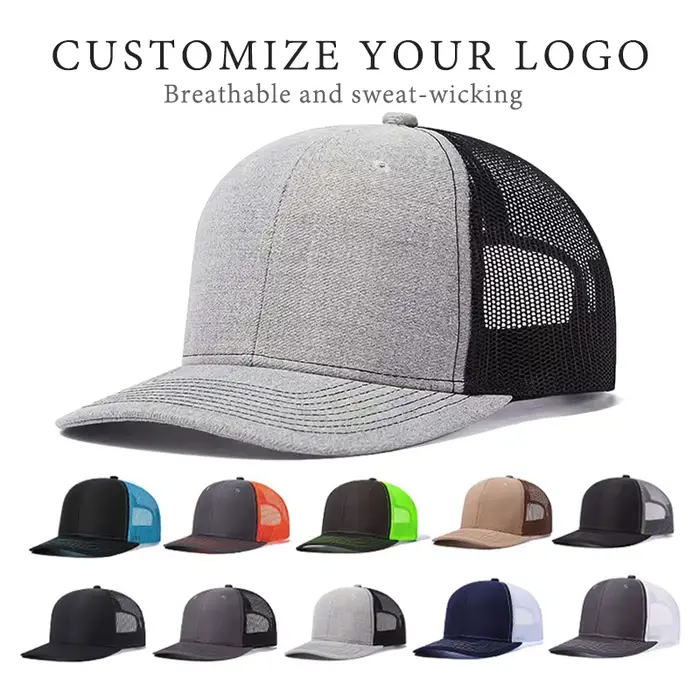 Casquettes de camionneur en coton pour femmes et hommes
