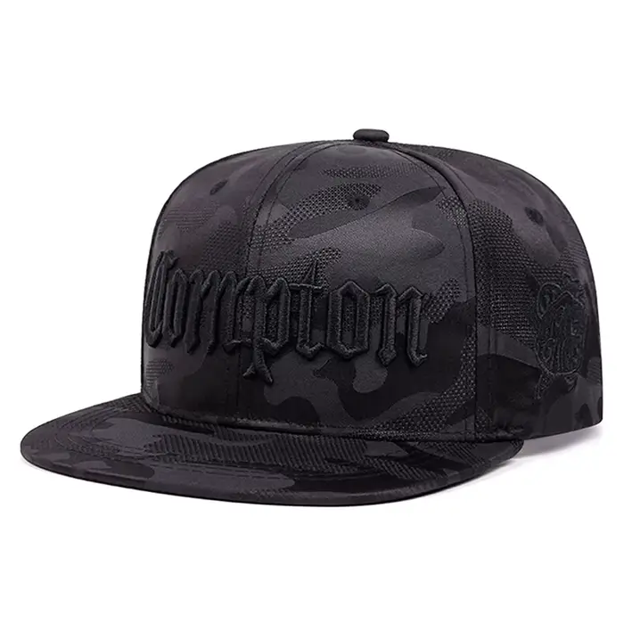 Nouvelle Casquette de Baseball 2026 Camouflage Compton Brodé Hip Hop, Casquette Décorative pour le Q