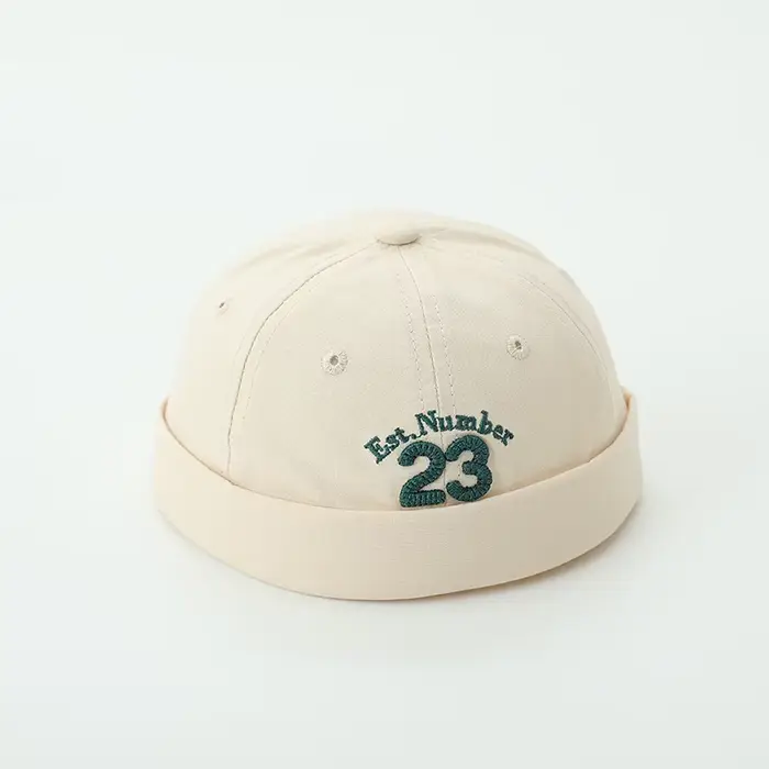 Casquette Docker rétro avec lettres pour bébé, Bonnet d'été en coton pour tout-petits, Hip Hop, dôme