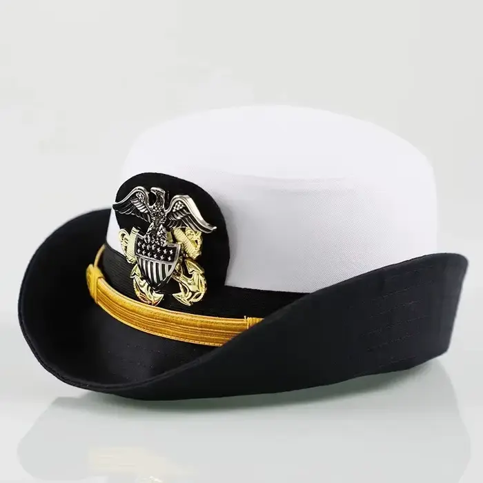 Chapeau général formel américain, Badge d'aigle, casquette de capitaine du commandant, pour hommes e