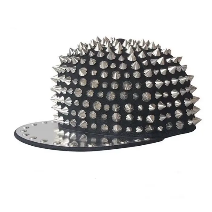 Nouveau Hip hop Punk Rock chapeaux pointes goujons Rivets casquettes de relance hommes printemps et automne