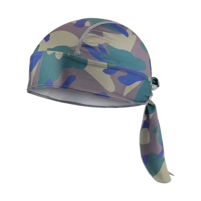Casquette de cyclisme camouflage à séchage rapide pour hommes, écharpe de tête, écharpe de course, b