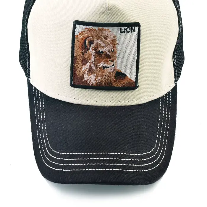 Casquette de Baseball Hip Hop avec Patch brodé de Lion